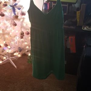 Old Navy green sun dress